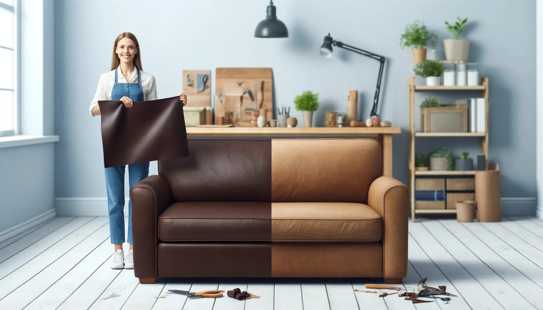 Klijuojamas pleistras odiniams baldams (50x137cm)