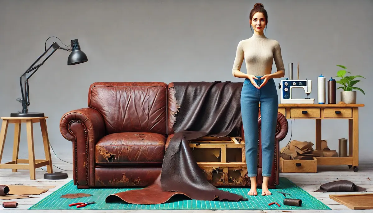 Klijuojamas pleistras odiniams baldams (50x137cm)