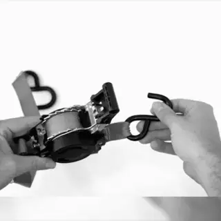 Automatiškai susitraukiantys transportavimo diržai 2 vnt.